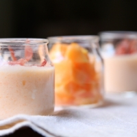 MOUSSE DI MELONE E PROSCIUTTO