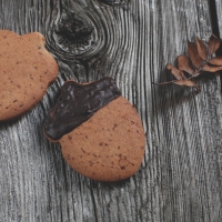  <span class="corsivo"> The Perfect Bite </span> : :  BISCOTTI CON FARINA DI CASTAGNE E CAFFE'