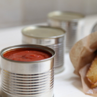 HOME MADE KETCHUP E FRENCH FRIES!