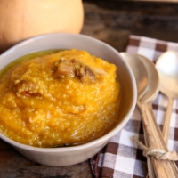 ZUPPA DI ZUCCA, FUNGHI E QUINOA